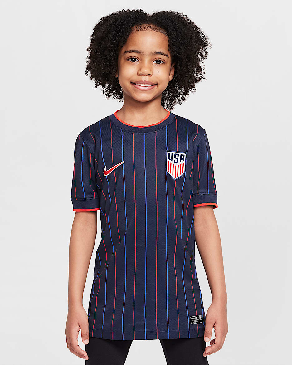 USMNT 2025 Stadium Away (Men's Team) Big Kids' Nike Dri-FIT